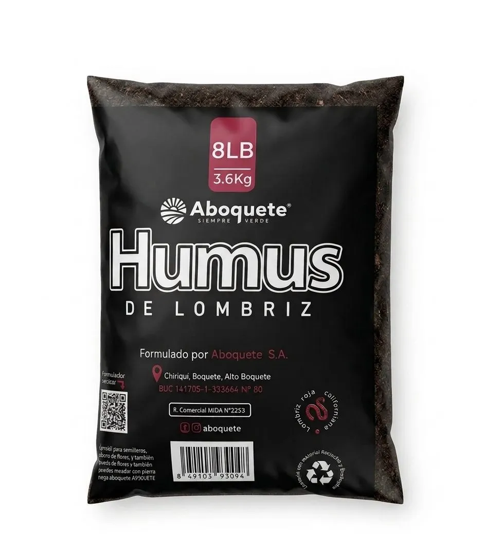 Humus de Lombriz Aboquete — Vermicompost premium