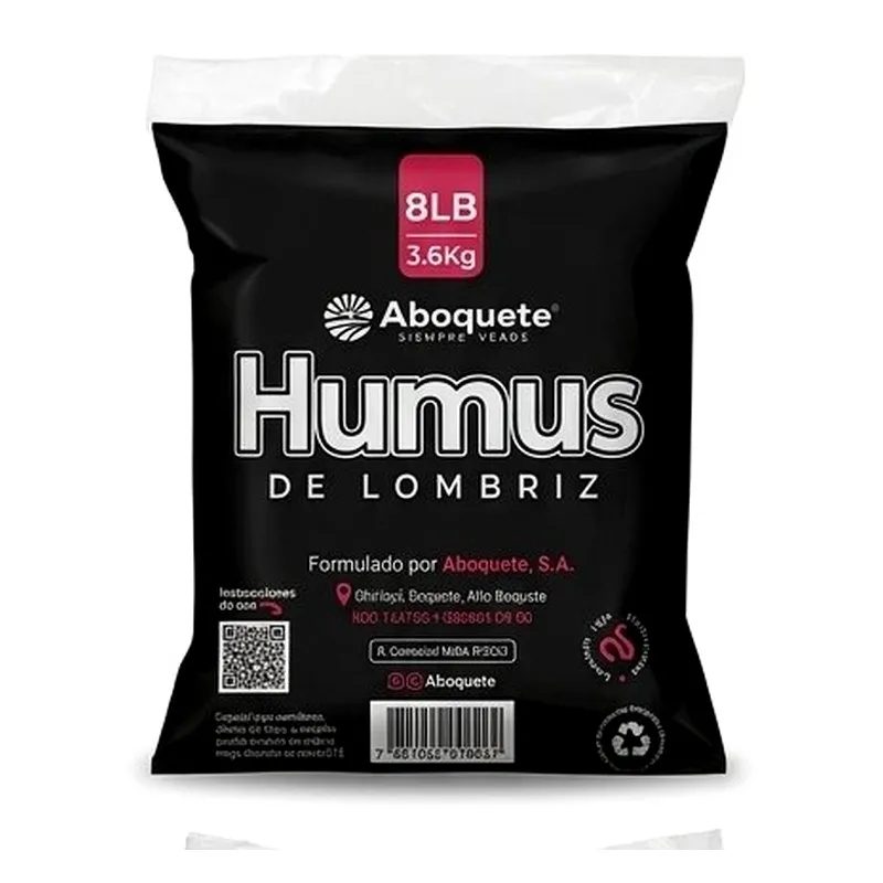 Humus de Lombriz Aboquete — Vermicompost premium